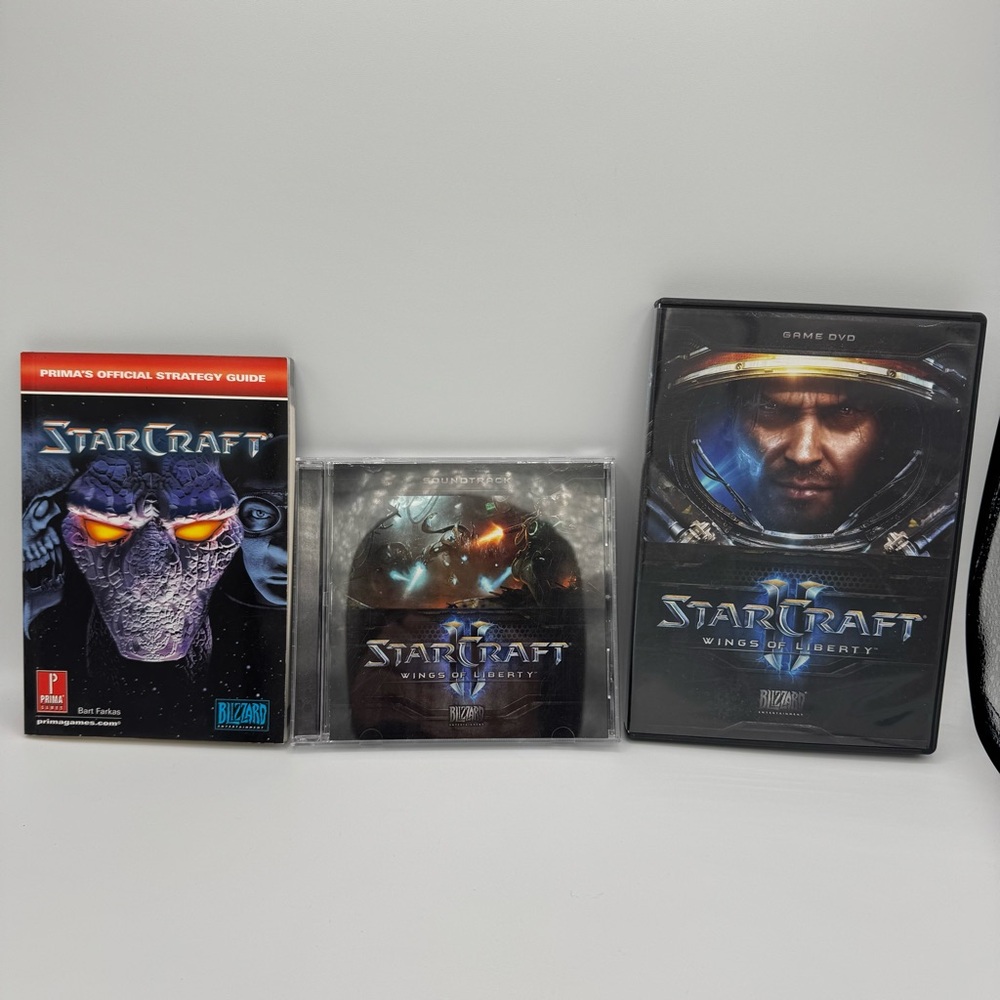 StarCraft 2 Wings Of Liberty DVD Windows Game + Soundtrack + StarCraft Prima